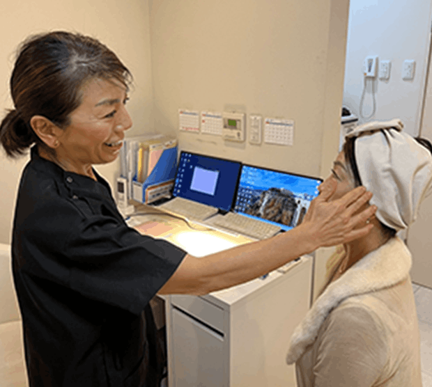 flow-03 - 代々木上原の美容皮膚科AK dental care 代々木上原の美容皮膚科|シミ・シワ・毛穴・そばかす・くすみならピコレーザー導入のAK dental care